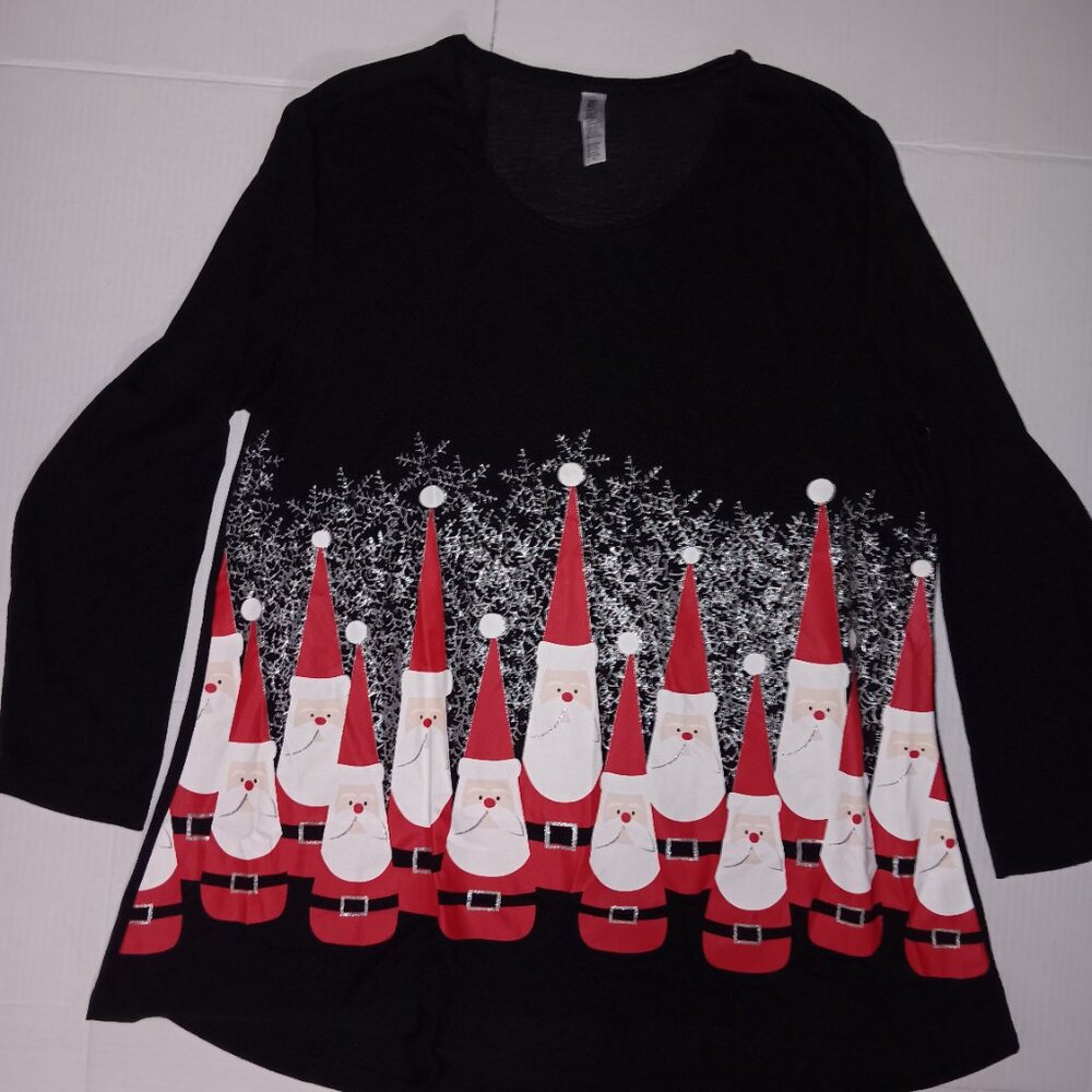 MAC & BELLE SNOWFLAKES SANTA GNOME HOLIDAY SHIRT